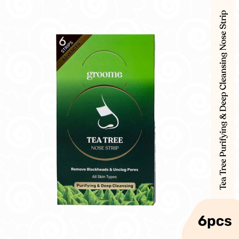 Groome Tea Tree Purifying & Deep Cleansing Nose Strips (Monthly Pack) 6 pcs
