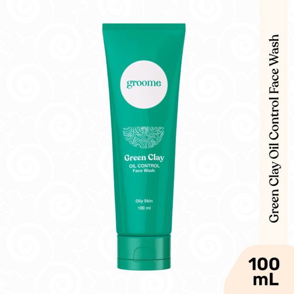 Groome Green Clay Oil Control Face Wash (100ml)