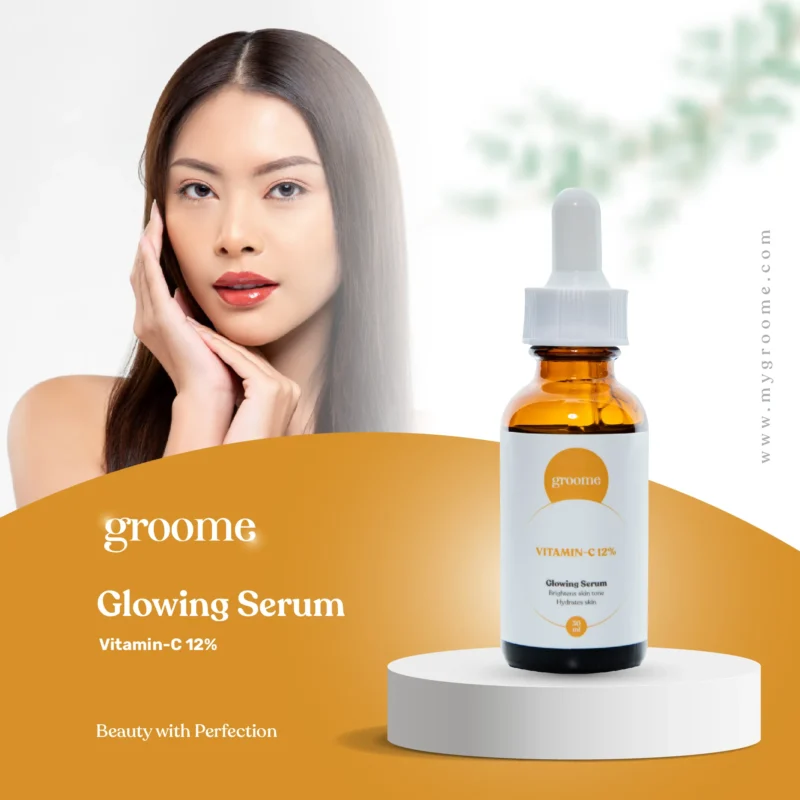 Groome Vitamin C 12% Glowing Serum (30ml)