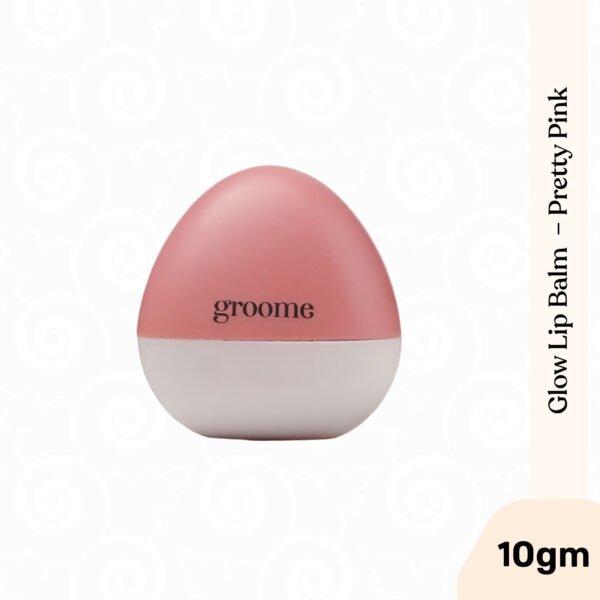 Groome Glow Lip balm with SPF 15 - Pretty Pink (10gm)