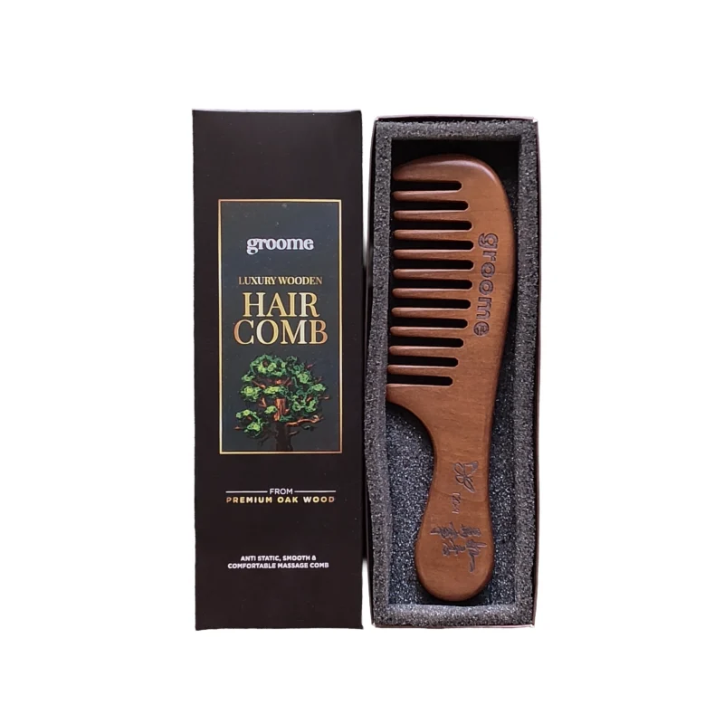 Groome Luxury Wooden Hair Comb